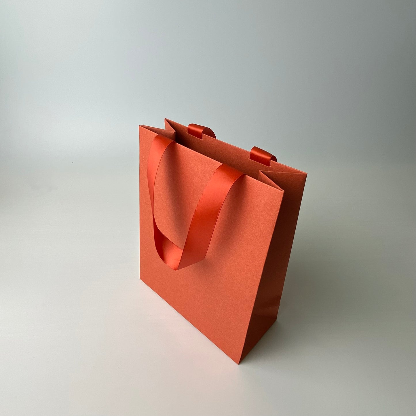 Set of 50 Premium Multicolor Paper Bags (18x22x8cm) – Handcrafted Satin Ribbon Handles