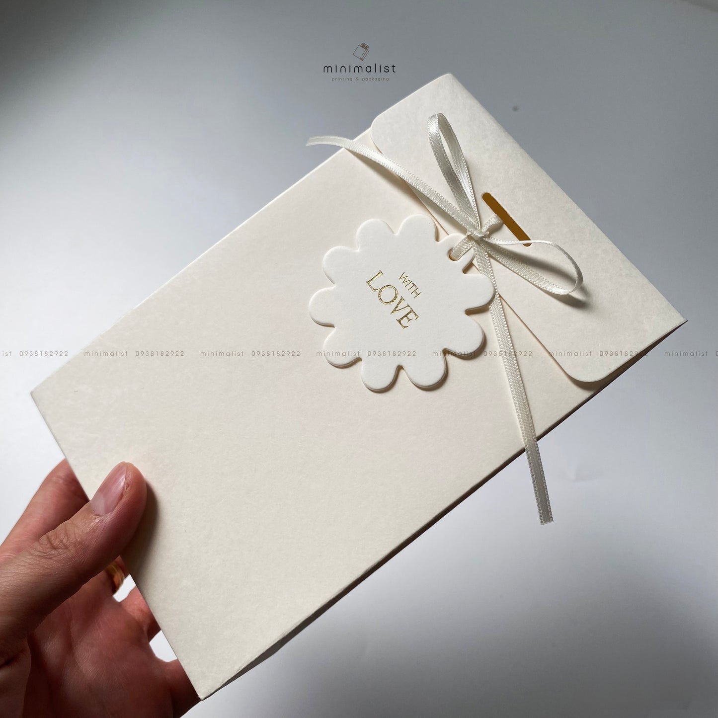 Set of 50 Foldable Bottom Paper Bags (10x16x5cm) – Multicolor with Hanging Tags