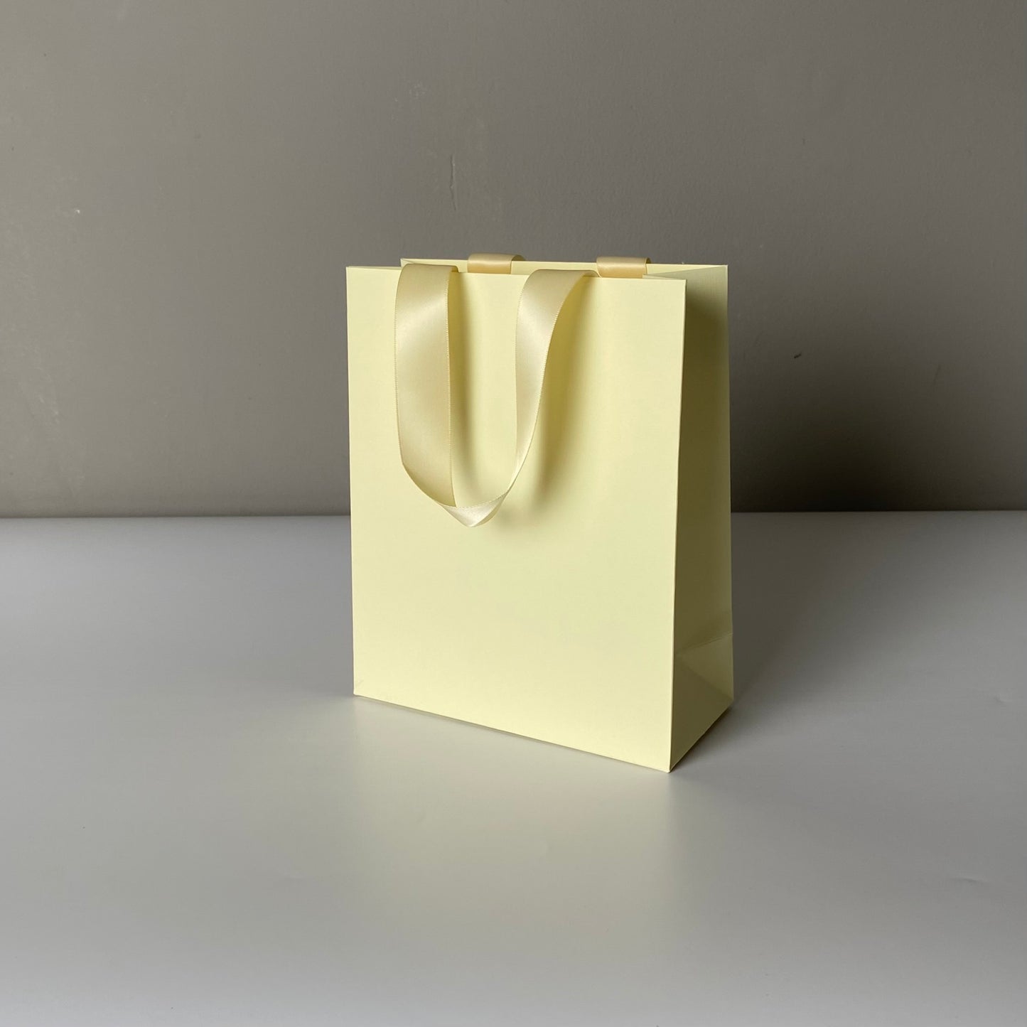 100 Premium Paper Bags (18 × 22 × 8 cm) with Custom Logo