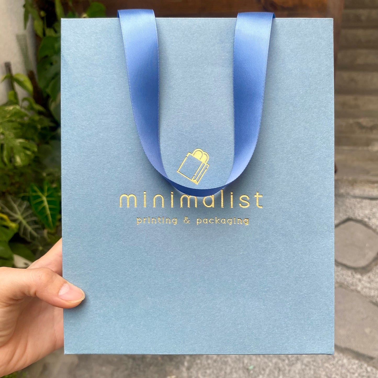 Set of 100 Premium Multicolor Paper Bags (18x22x8cm) – Custom Logo